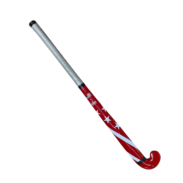 USA Field Hockey Wood Stick - 28" - Red