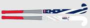 USA Field Hockey Plastic Stick - 24" Navy
